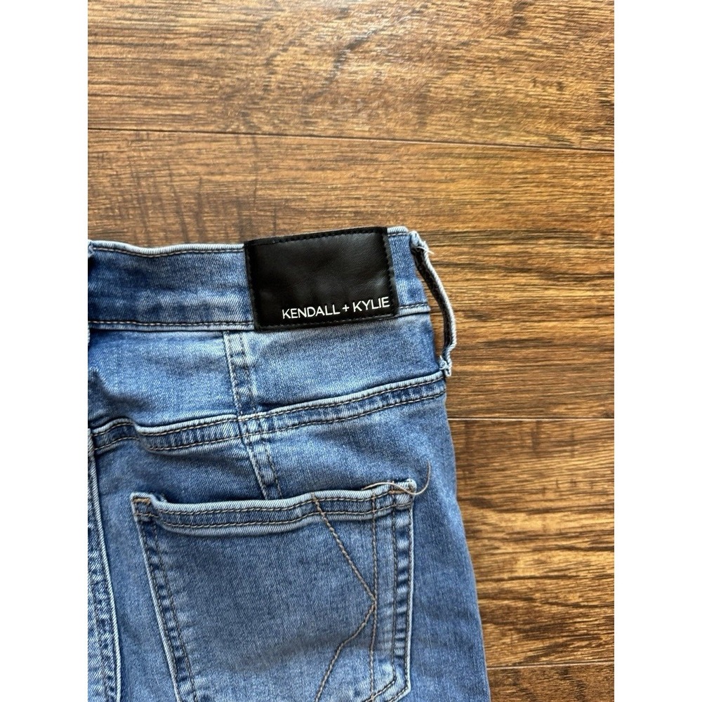 Kendall & Kylie Jenner High Rise Stretch Denim‎ Raw Hem Jeans Sz Womens 5/27 - Picture 4 of 8